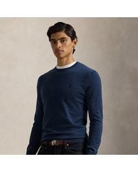 Polo Ralph Lauren - Slim Fit Washable Wool Crewneck Jumper - Lyst