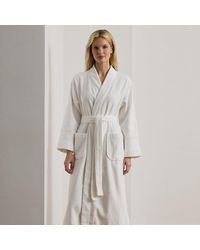 Ralph Lauren - Peignoir Personnalisé En Coton Éponge - Lyst