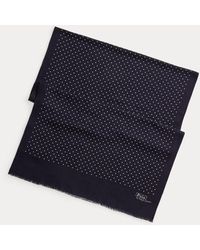 Polo Ralph Lauren - Polka-Dot Wool-Cashmere Scarf - Lyst