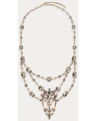 Ralph Lauren Collection - Halskette mit mehreren Kristallen - Lyst