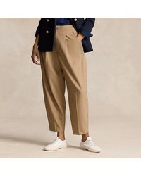 Polo Ralph Lauren - Pantalón de lana Curved Tapered elástico - Lyst