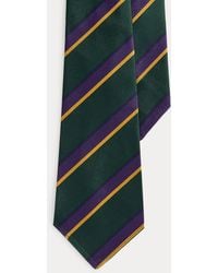 Polo Ralph Lauren - Vintage Gestreepte Zijden Stropdas - Lyst