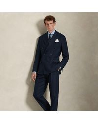 Ralph Lauren - Pleated Linen Suit Trouser - Lyst