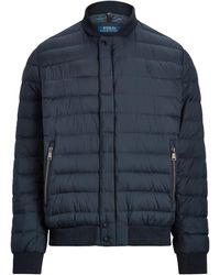 packable down baseball jacket