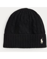 Polo Ralph Lauren - Cable-Knit Wool-Cashmere Beanie - Lyst