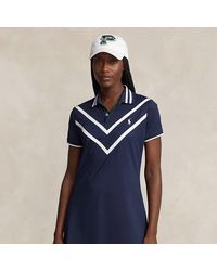 Polo Ralph Lauren - Wimbledon Chevron Performance Polo Dress - Lyst