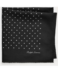 Ralph Lauren - Polka-dot Silk Foulard Pocket Square - Lyst