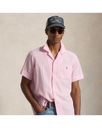 Polo Ralph Lauren - Classic Fit Linen-Blend Seersucker Shirt - Lyst
