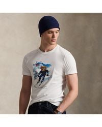 Polo Ralph Lauren - T-Shirt Polo Bear Custom Slim Fit - Lyst
