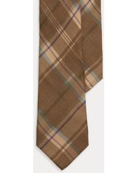 Ralph Lauren - Ralph Lauren Plaid-Print Cashmere-Silk Tie - Lyst