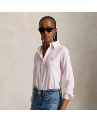 Polo Ralph Lauren - Striped Knit Oxford Shirt - Lyst
