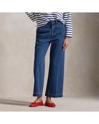Polo Ralph Lauren - Wide-Leg Crop Jean - Lyst