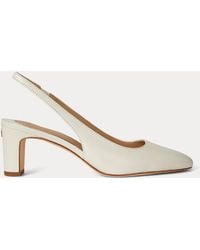 Ralph Lauren - Klaire Leather Slingback Pump - Lyst