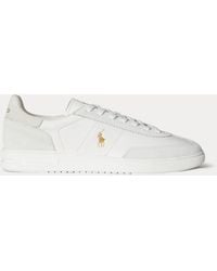 Polo Ralph Lauren - Bedford Leather-Suede Trainer - Lyst