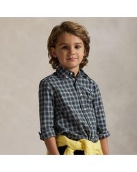 Polo Ralph Lauren - Ralph Lauren Boy's Plaid Cotton Poplin Shirt - Lyst