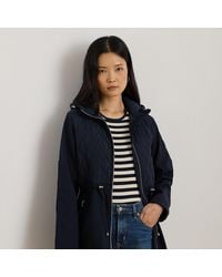 Ralph Lauren - Giacca con cappuccio e collo a lupetto - Lyst