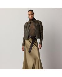 Ralph Lauren - Masina Satin Skirt - Lyst