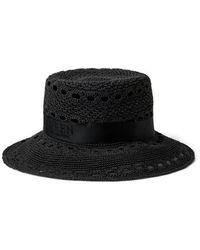 Ralph Lauren - Cappellino bob in paglia all'uncinetto - Lyst