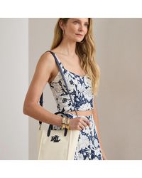 Ralph Lauren - Canvas Small Cameryn Tote Bag - Lyst