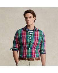 Polo Ralph Lauren - Camicia scozzese in flanella Classic-Fit - Lyst