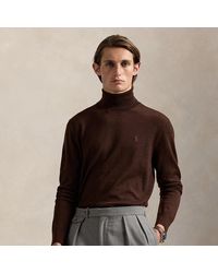 Polo Ralph Lauren - Wasbare Wollen Trui Met Turtleneck - Lyst