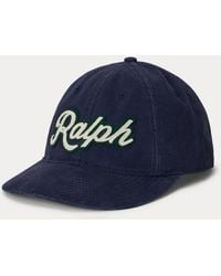 Ralph Lauren - The Ralph Lauren Logo Twill Ball Cap - Lyst