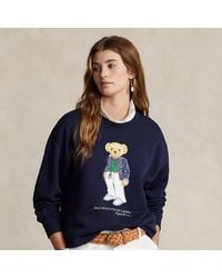 Ralph Lauren - Fleece Sweatshirt Met Polo Bear - Lyst