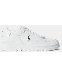 Polo Ralph Lauren - Masters Court Leather Trainer - Lyst