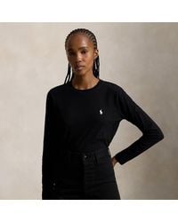 Polo Ralph Lauren - Long-Sleeve Jersey Crewneck T-Shirt - Lyst
