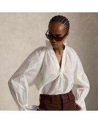Ralph Lauren - Cotton-Silk Organdy Shirt - Lyst
