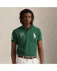 Polo Ralph Lauren - Custom Slim Mesh Polo-Shirt Met Big Pony - Lyst