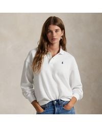 Polo Ralph Lauren - Polo-Collar Fleece Pullover - Lyst