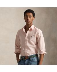 Polo Ralph Lauren - Custom Fit Striped Oxford Shirt - Lyst