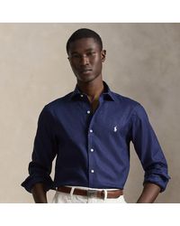 Polo Ralph Lauren - Custom Fit Linen-Blend Shirt - Lyst