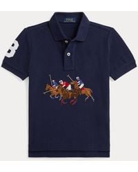 Polo Ralph Lauren - Ralph Lauren Boy's Triple-Pony Cotton Polo Shirt - Lyst