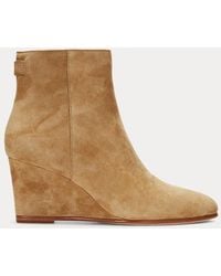 Ralph Lauren - Sherry Suede Bootie - Lyst