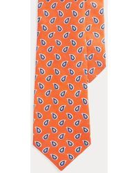Polo Ralph Lauren - Cravate à motif pin en lin - Lyst