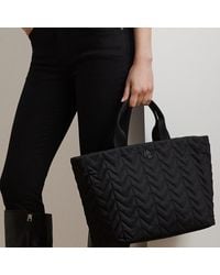 Ralph Lauren - Ralph Lauren Quilted Extra-Large Stevie Zip Tote Bag - Lyst