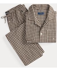 Polo Ralph Lauren - Karierter Pyjama Aus Flanell - Lyst
