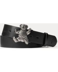 Polo Ralph Lauren - Ralph Lauren Polo Bear Leather Belt - Lyst