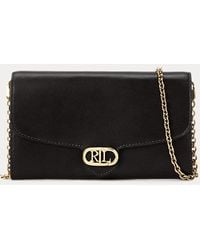 Ralph Lauren - Bolso Cruzado Adair Mediano De Piel - Lyst