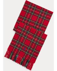 Polo Ralph Lauren - Plaid Cashmere Scarf - Lyst