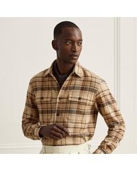 Ralph Lauren - Geruit Flanellen Overhemd - Lyst
