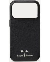 Polo Ralph Lauren - Leather Magsafe Iphone 17 Pro Case - Lyst