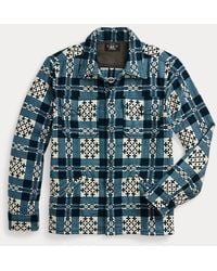 RRL - Patterned Jacquard Overshirt - Lyst