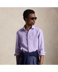 Polo Ralph Lauren - Custom Fit Linen Shirt - Lyst