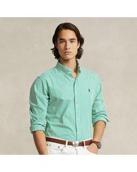 Polo Ralph Lauren - Custom Fit Gestreept Poplin Overhemd - Lyst