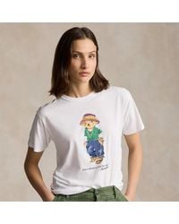 Polo Ralph Lauren - Baumwolljersey-T-Shirt mit Polo Bear - Lyst