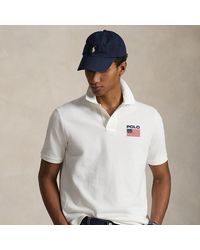Polo Ralph Lauren - Classic Fit Flag Mesh Polo Shirt - Lyst
