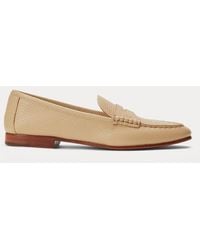 Polo Ralph Lauren - Pebbled Leather Penny Loafer - Lyst